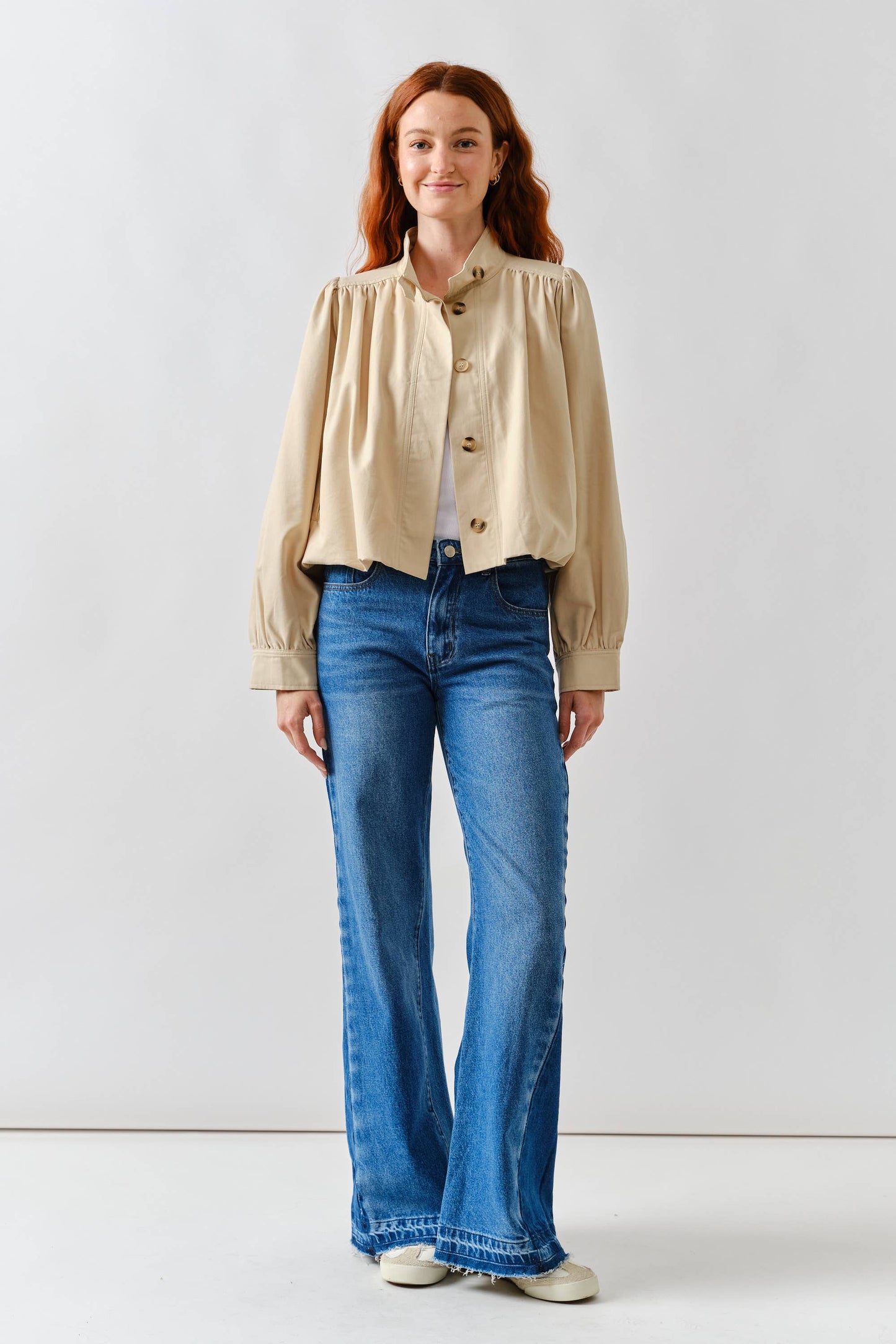 Balloon Trench Jacket