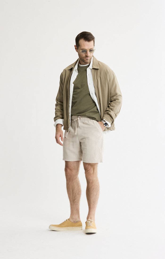 Linen Blend  Shorts