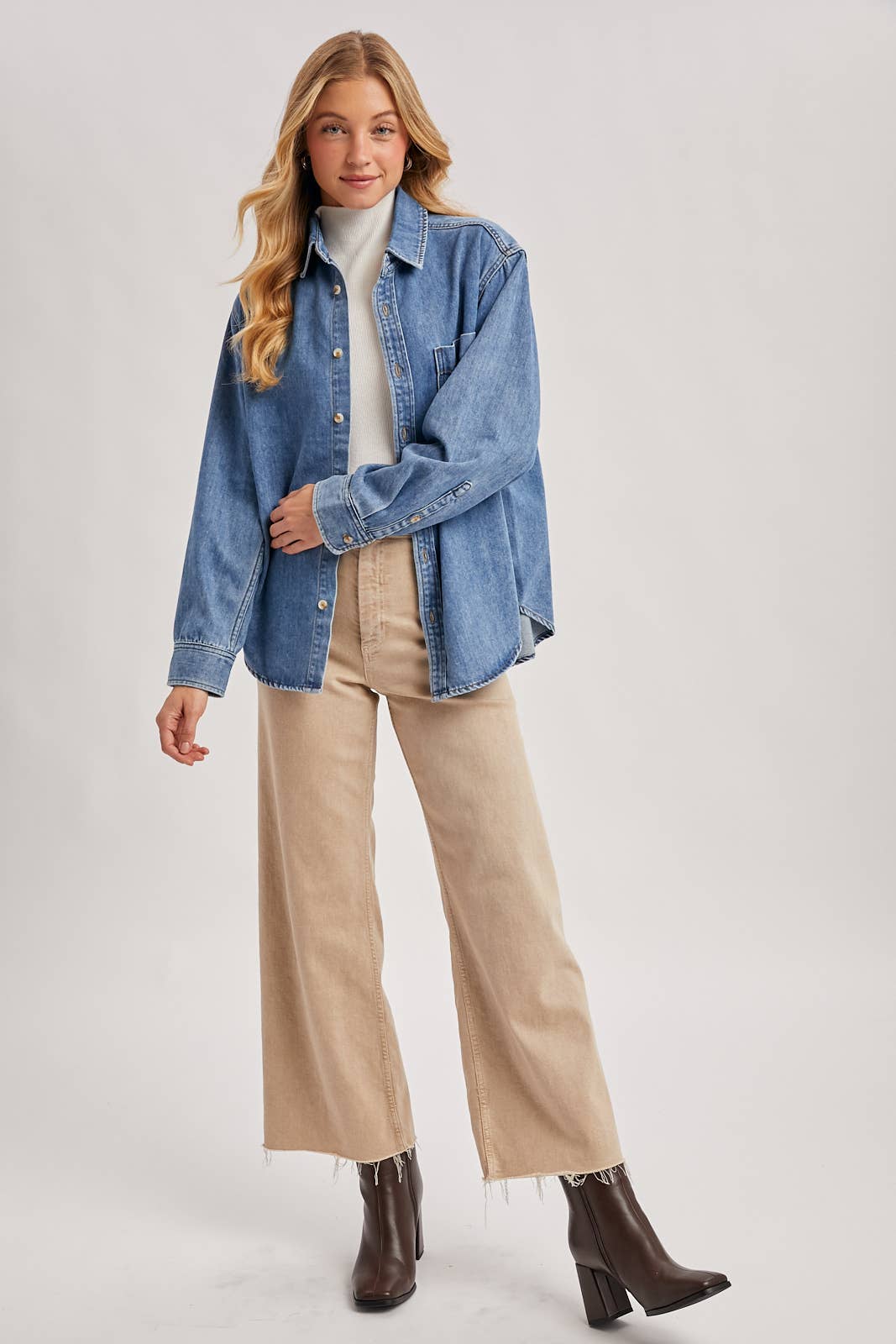 Denim Oversized Shirt