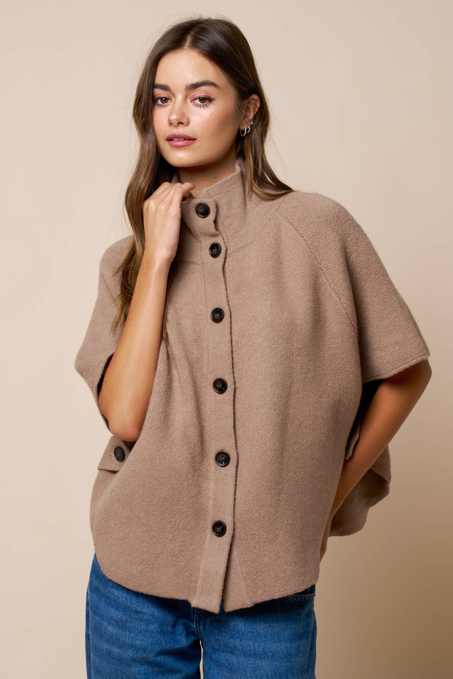 Marah Poncho Sweater