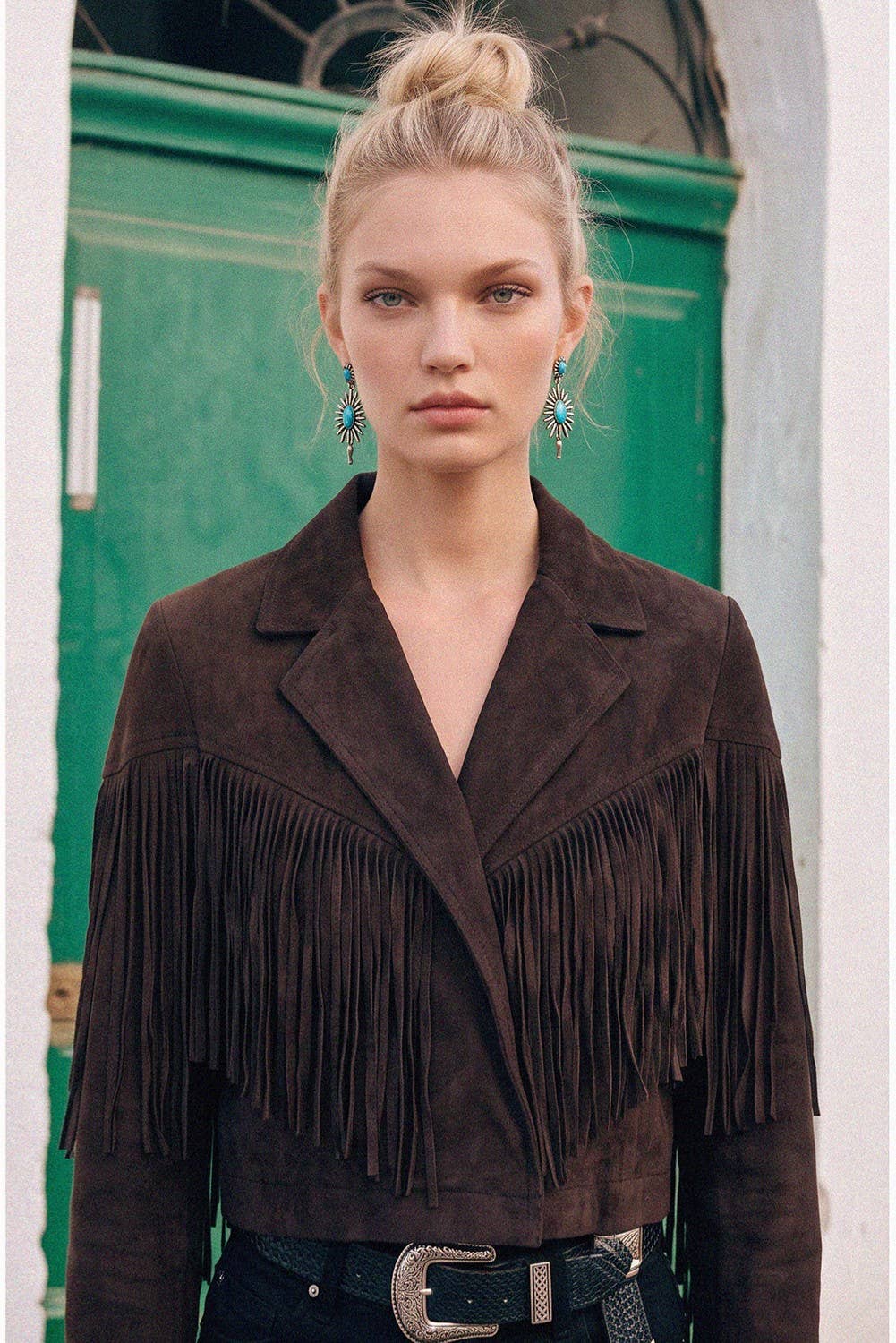 Fringe Suede Jacket