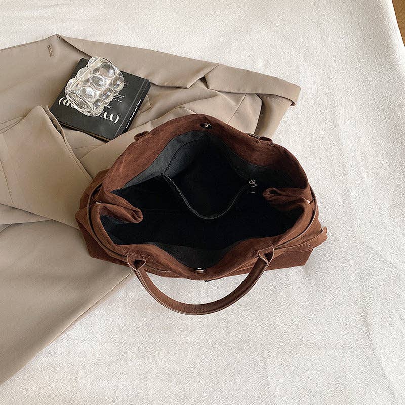 Suede Tote Bag