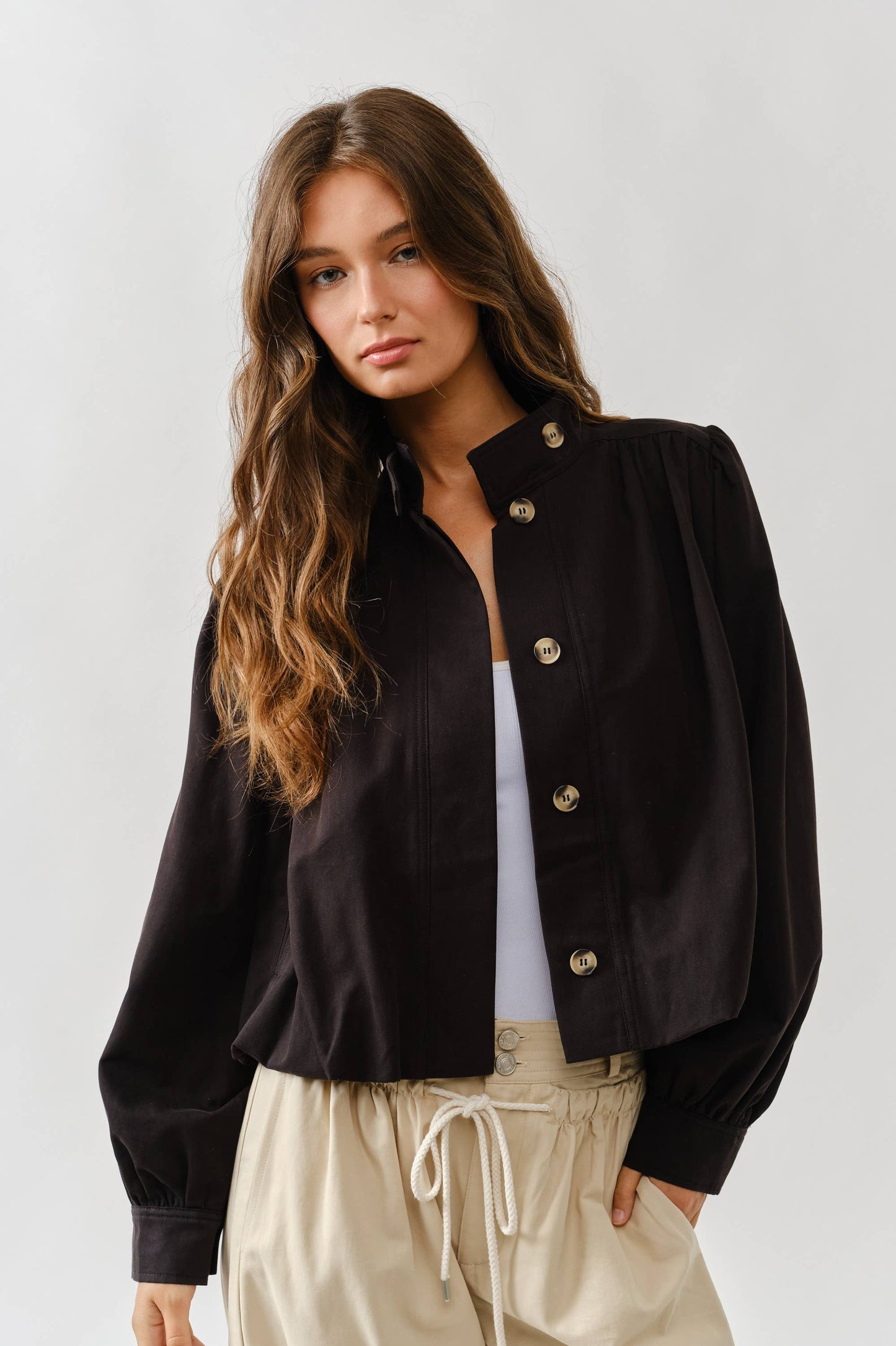 Balloon Trench Jacket