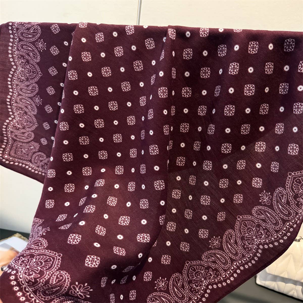 Paisley Silk Bandana
