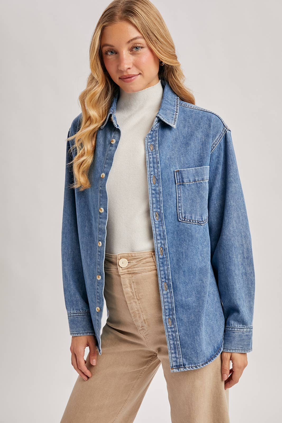 Denim Oversized Shirt