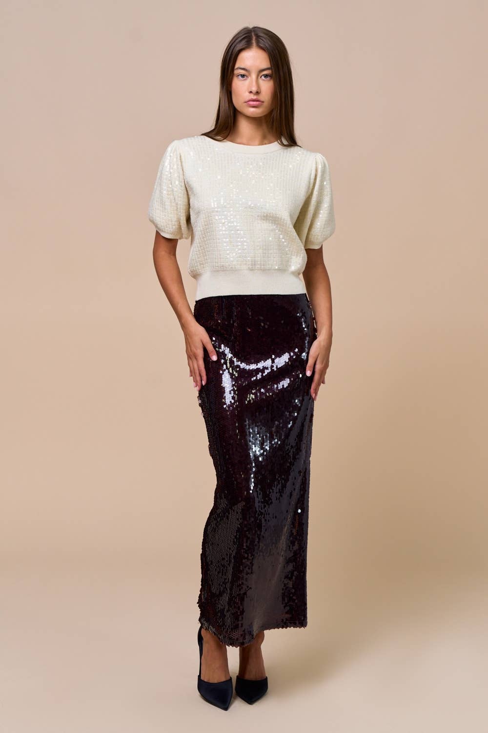 Margie Sequin Skirt