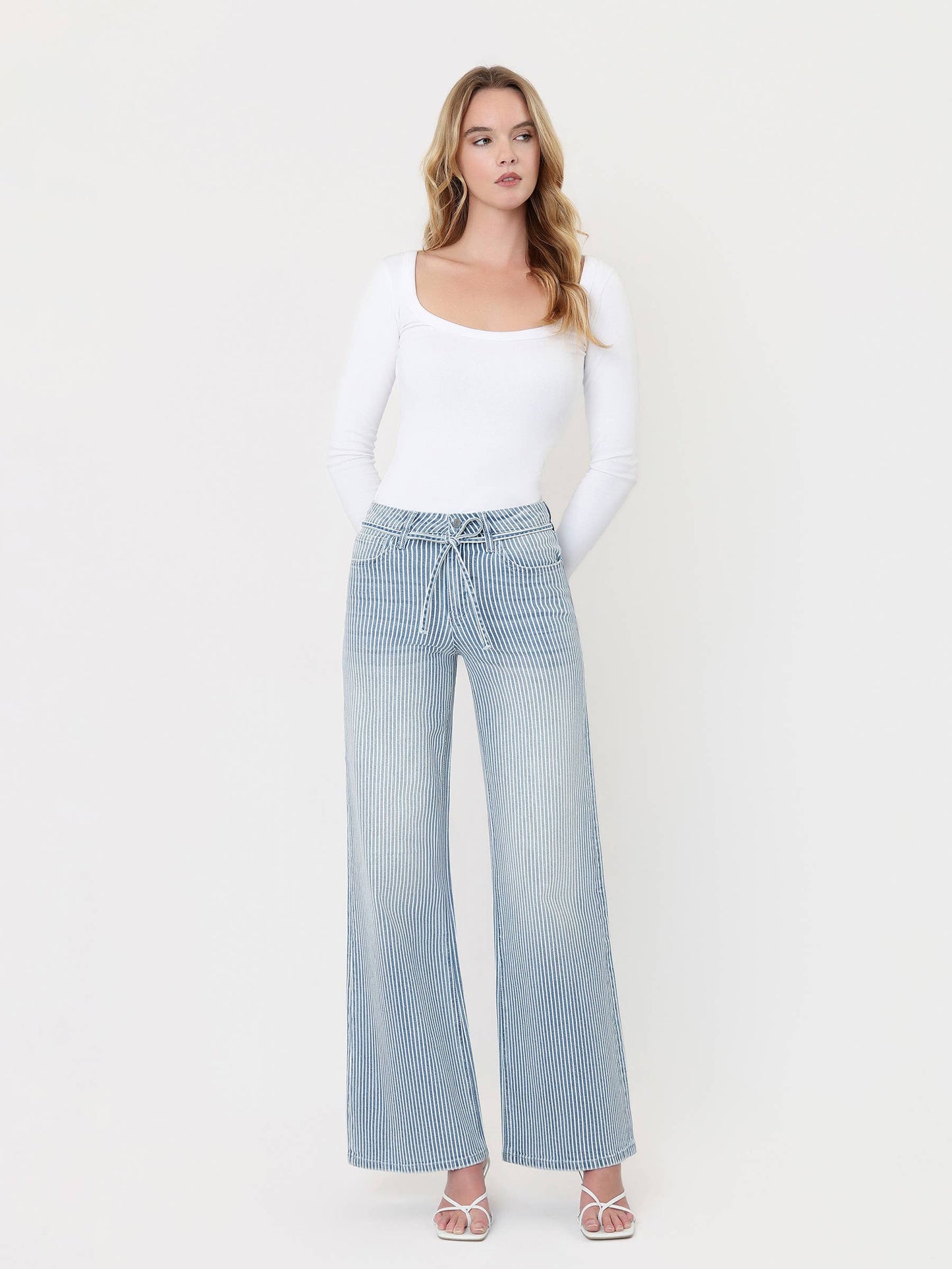 Tie Stripe Jean
