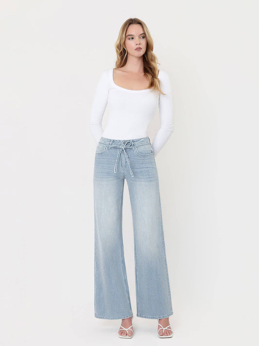 Tie Stripe Jean