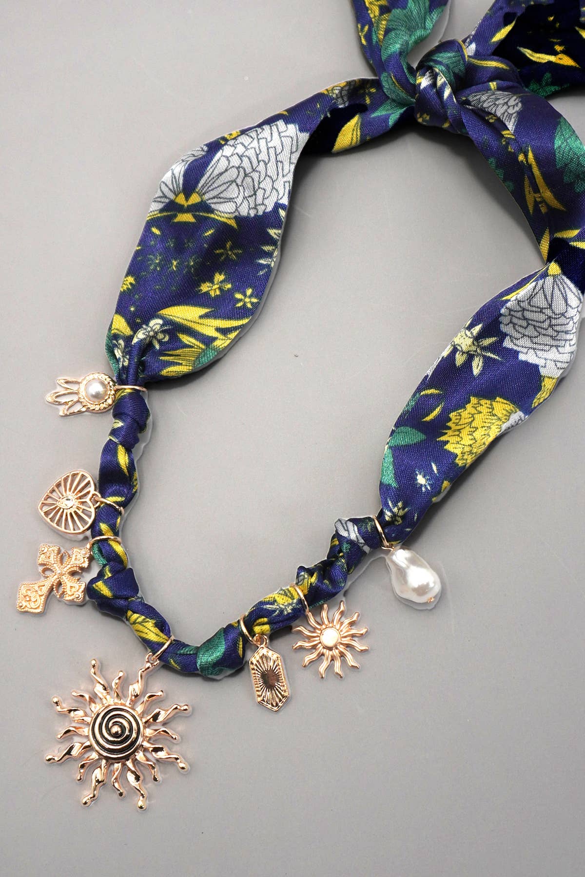 Sun Pearl Bandanna Necklace