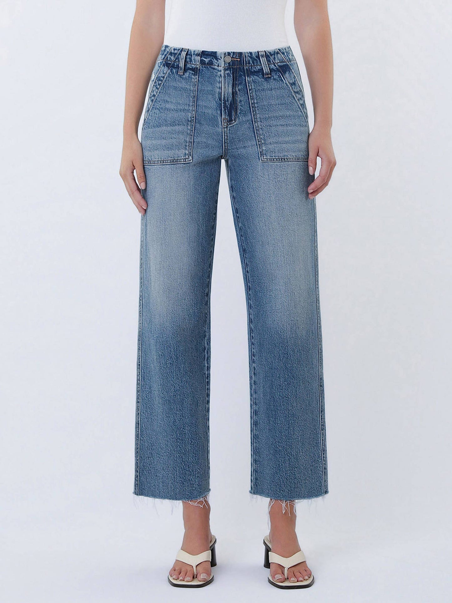Patch Pocket Jeans