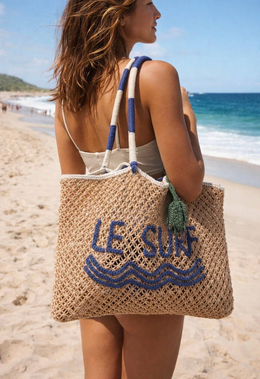 Le Surf Macrame Tote
