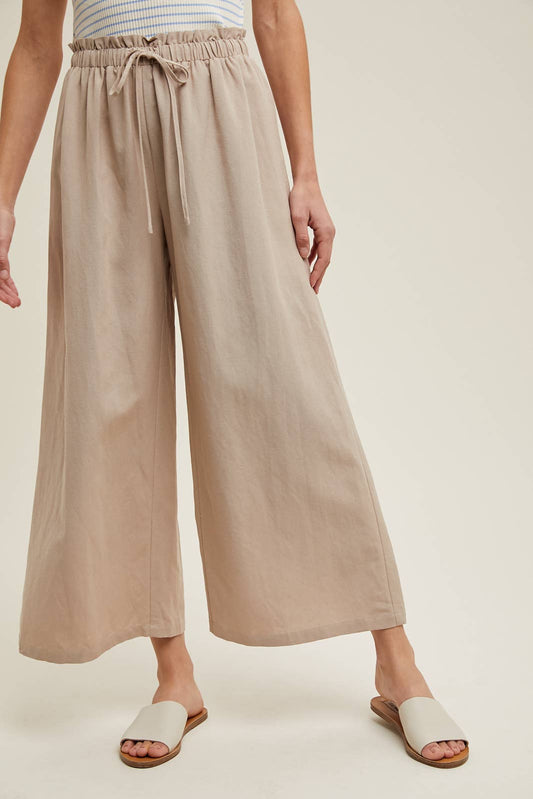 Linen Wide Leg Pants