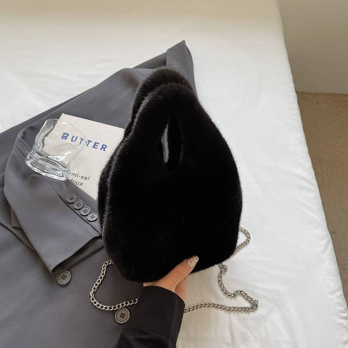 Plush Handbag