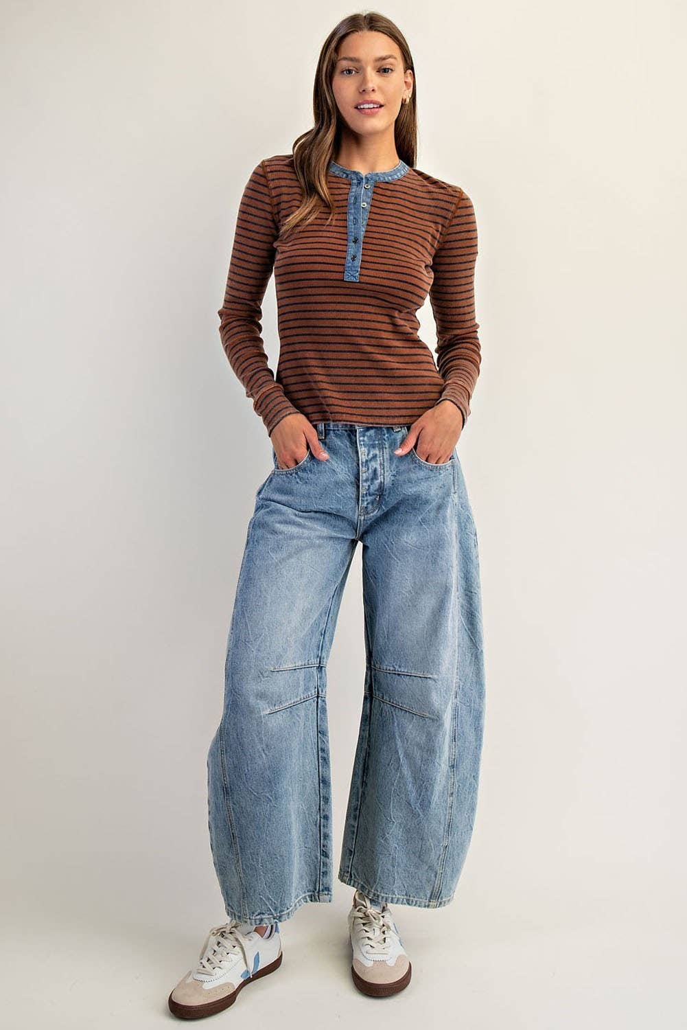 Two Tone Button Down