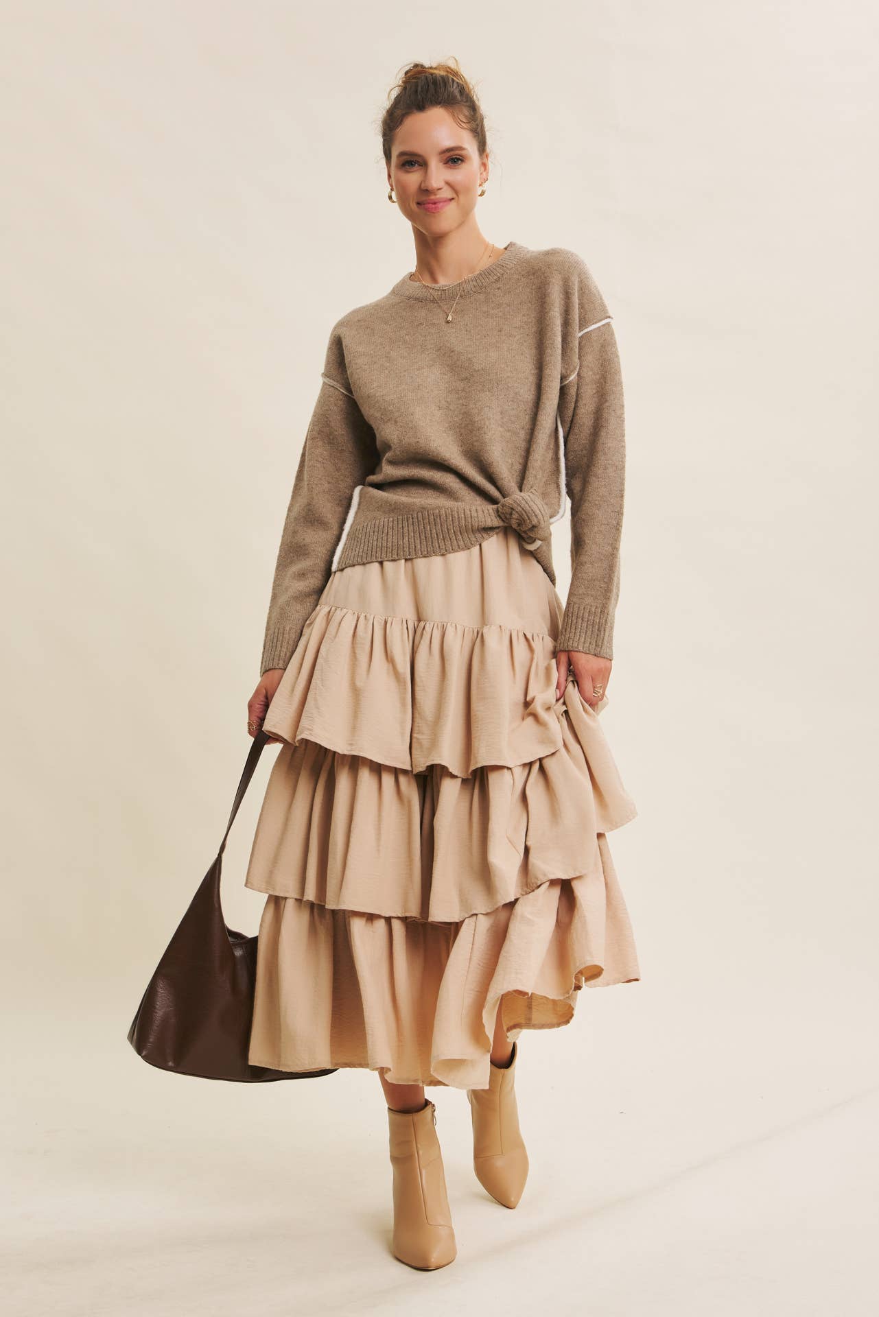 Exposed Seam Sweater