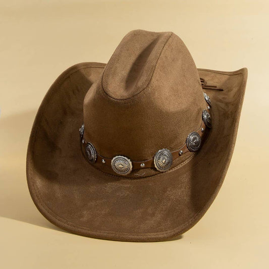 Concho  Belt Western Hat
