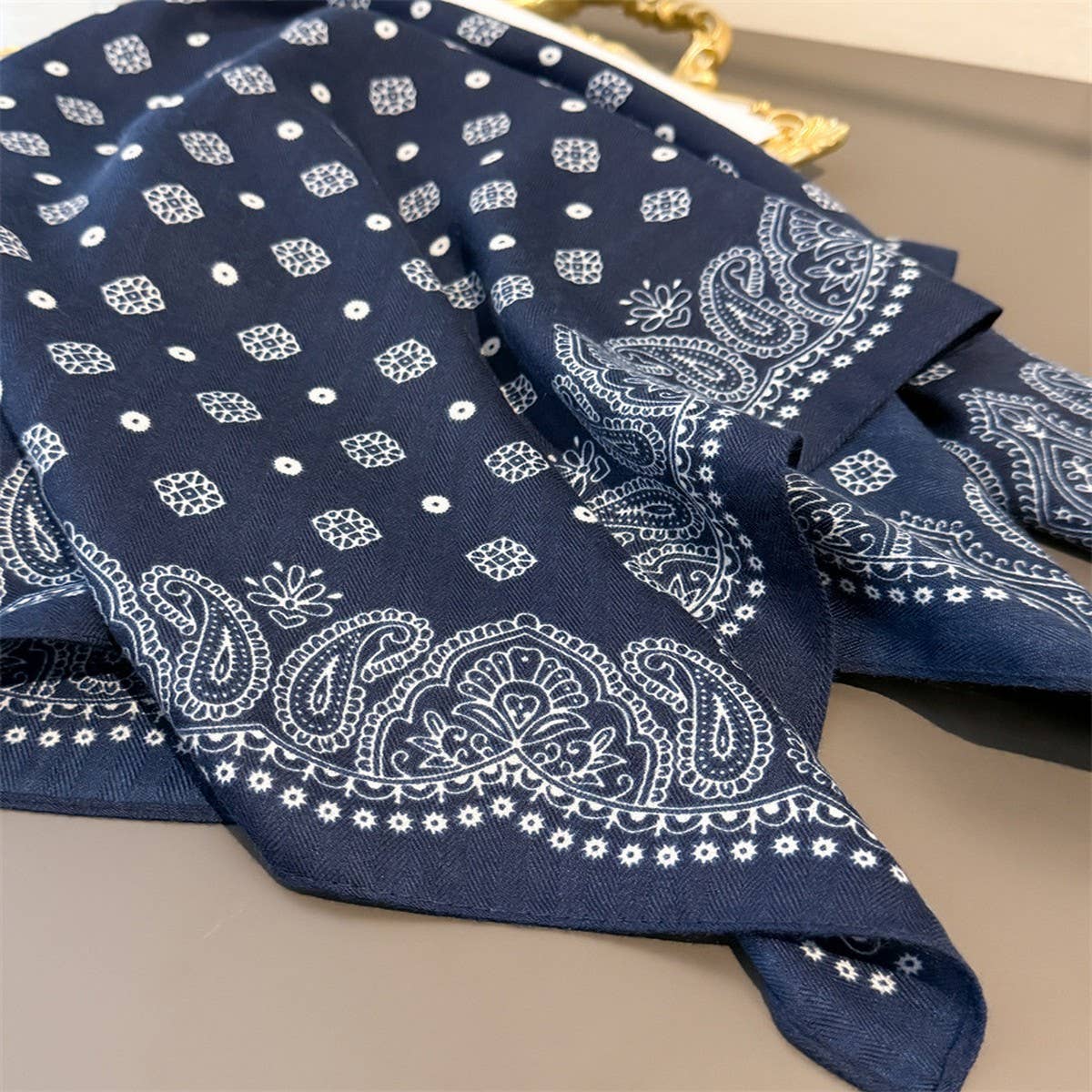 Paisley Silk Bandana
