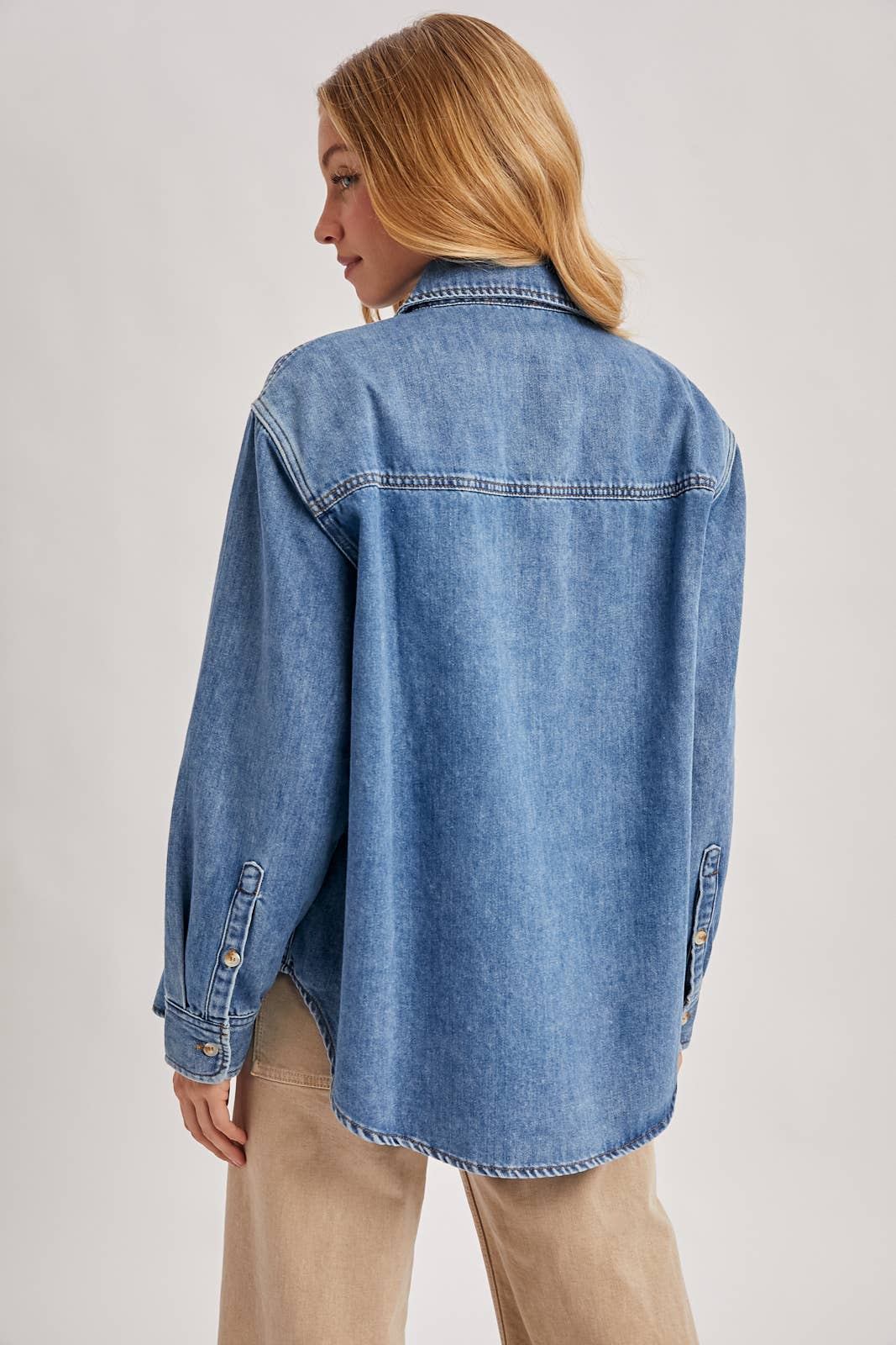 Denim Oversized Shirt