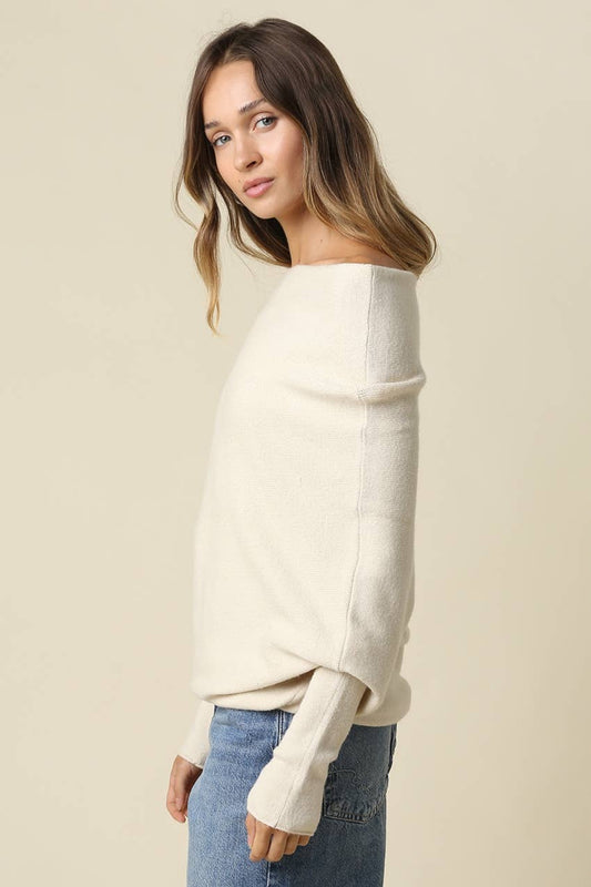 Amar Off-Shoulder Sweater