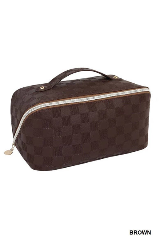 Check Cosmetic Bag