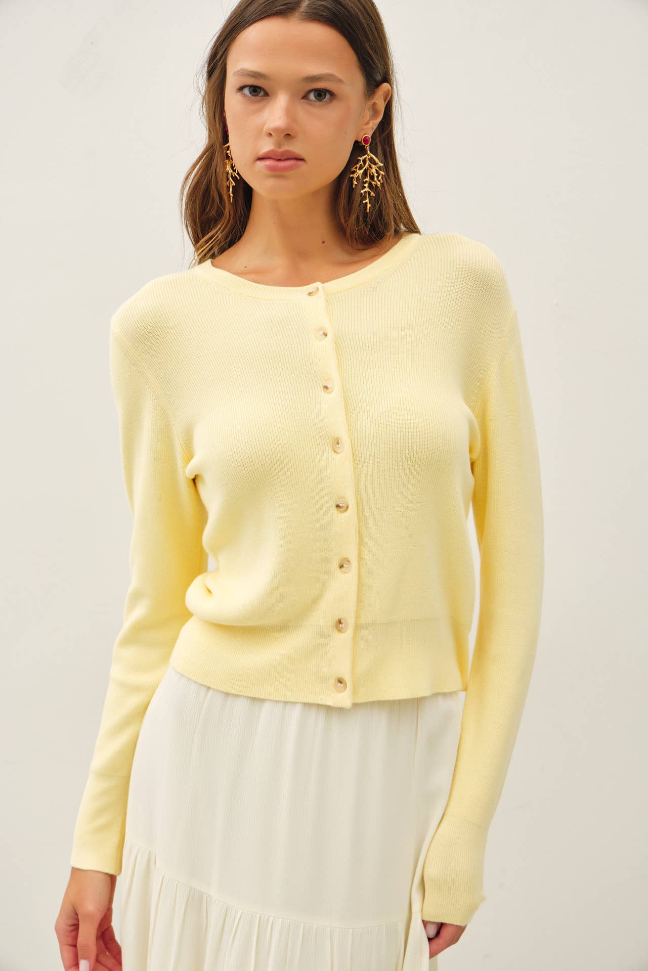 Ribbed Cardigan