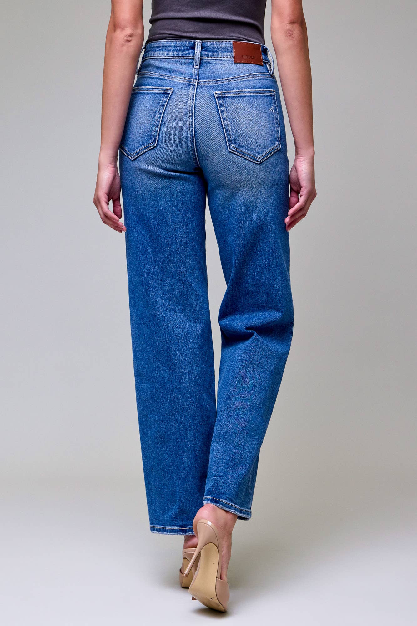 Medium Wash Straight Jean