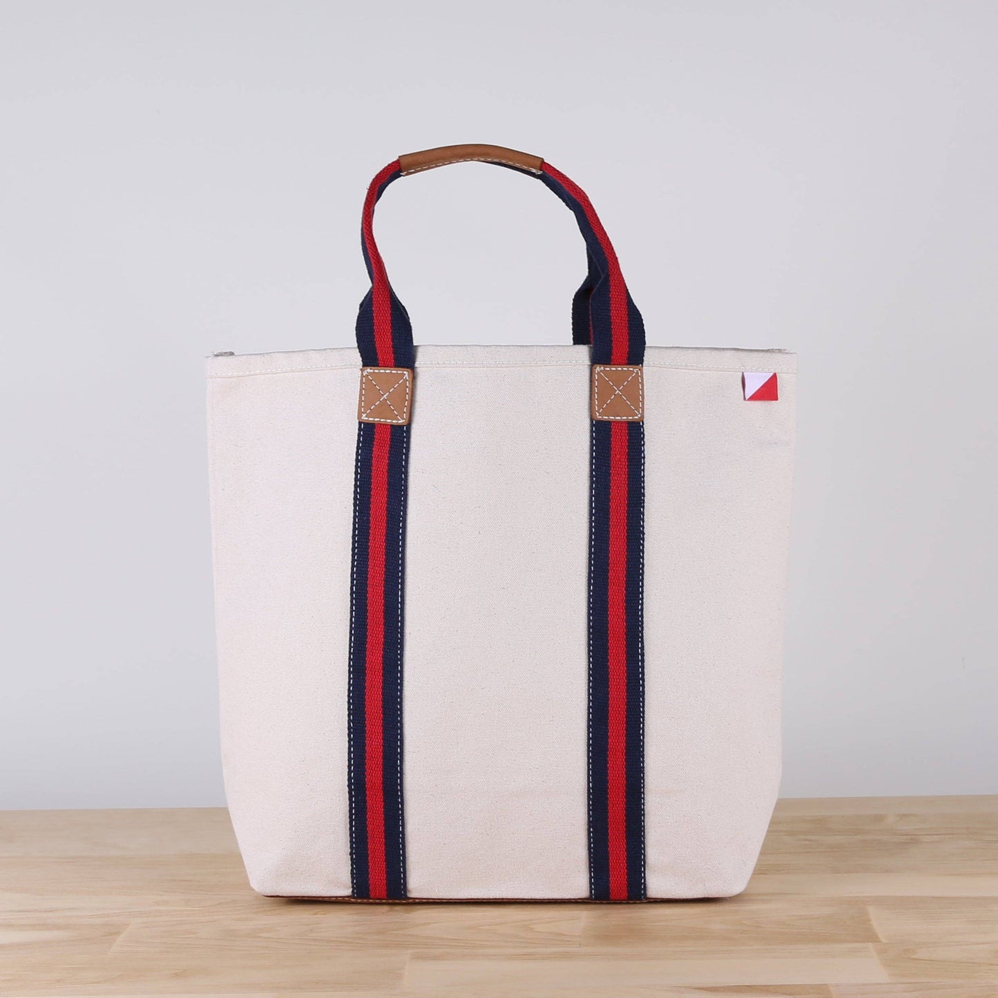 Canvas Leather Tote Bag