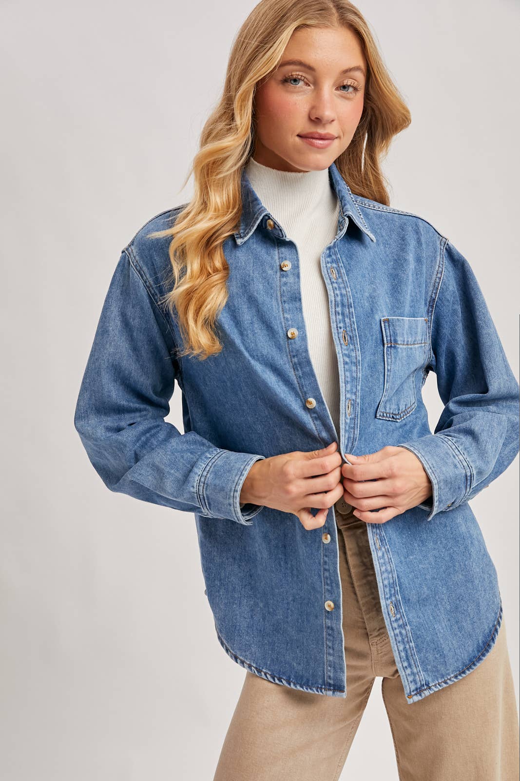 Denim Oversized Shirt