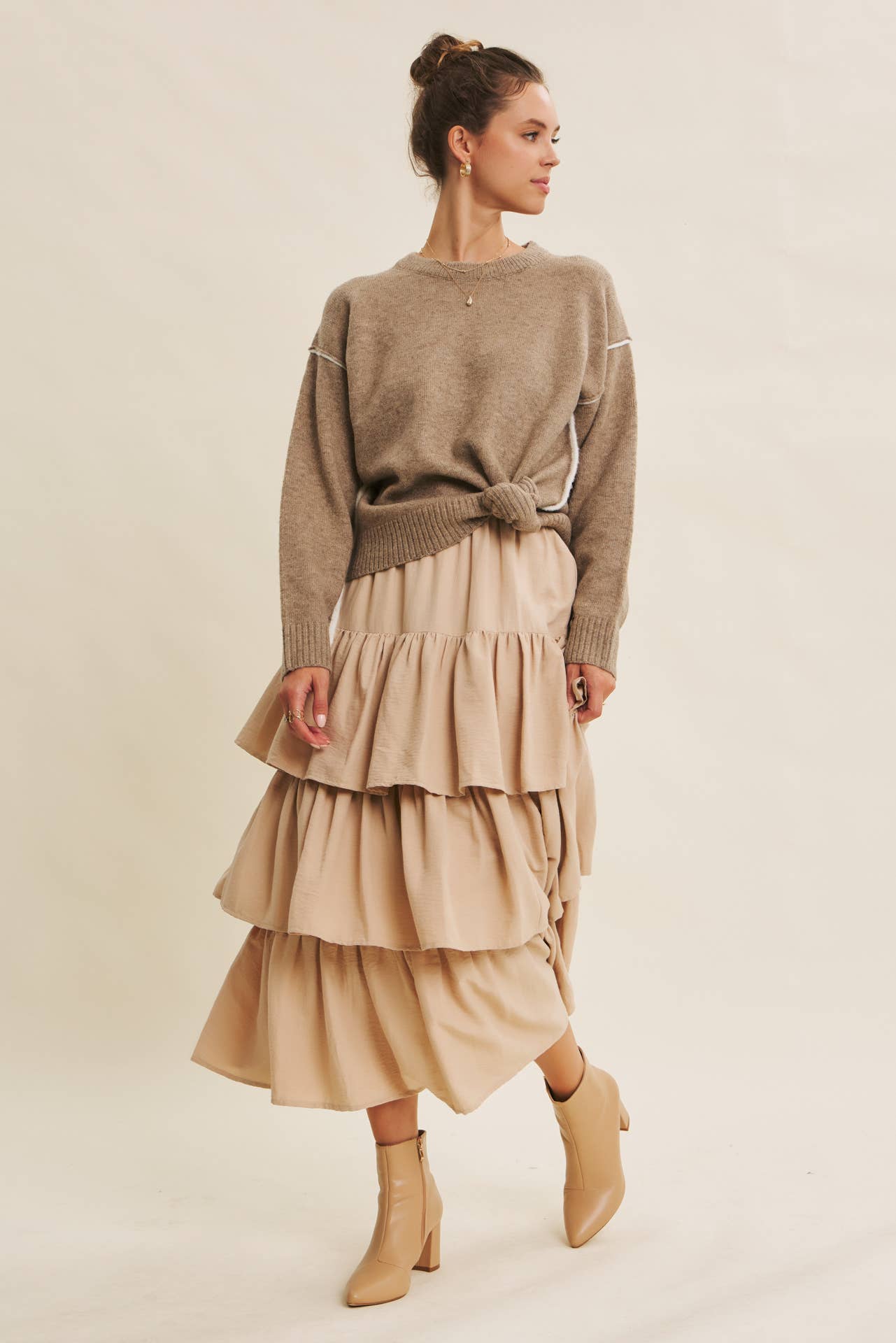 Exposed Seam Sweater