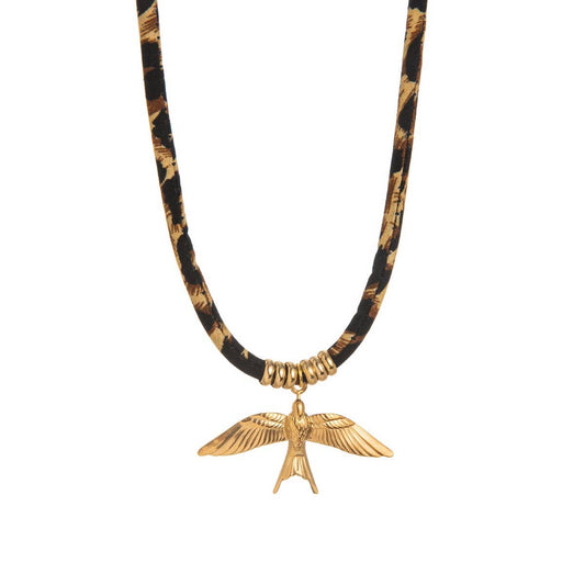 Bird Cord Necklace
