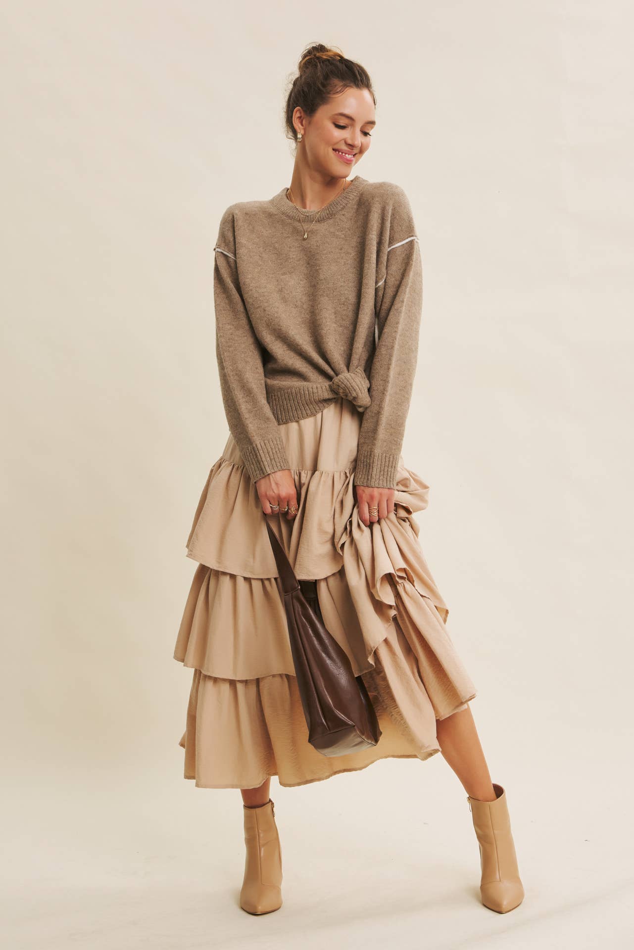 Exposed Seam Sweater