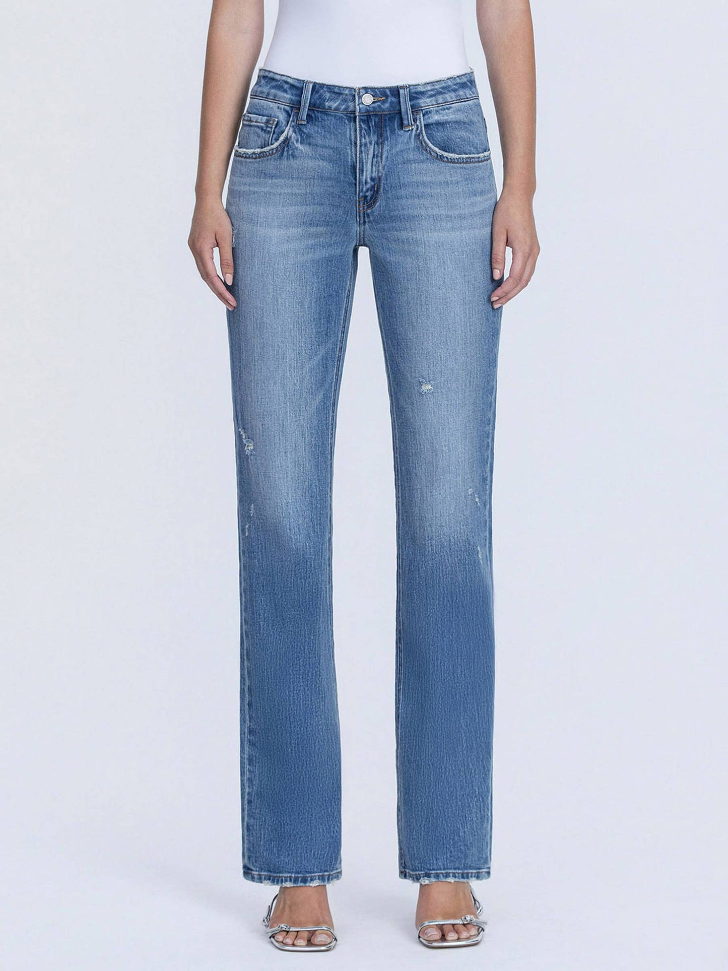 Mid Rise Straight Jean