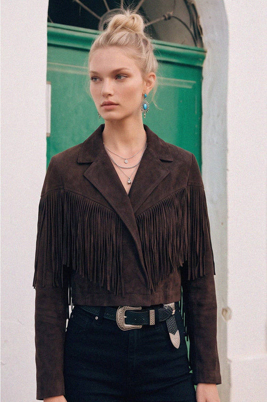 Fringe Suede Jacket