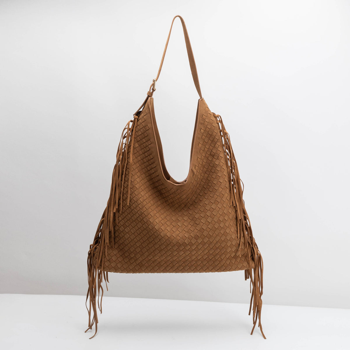 Leigh Vegan Suede Tote Bag
