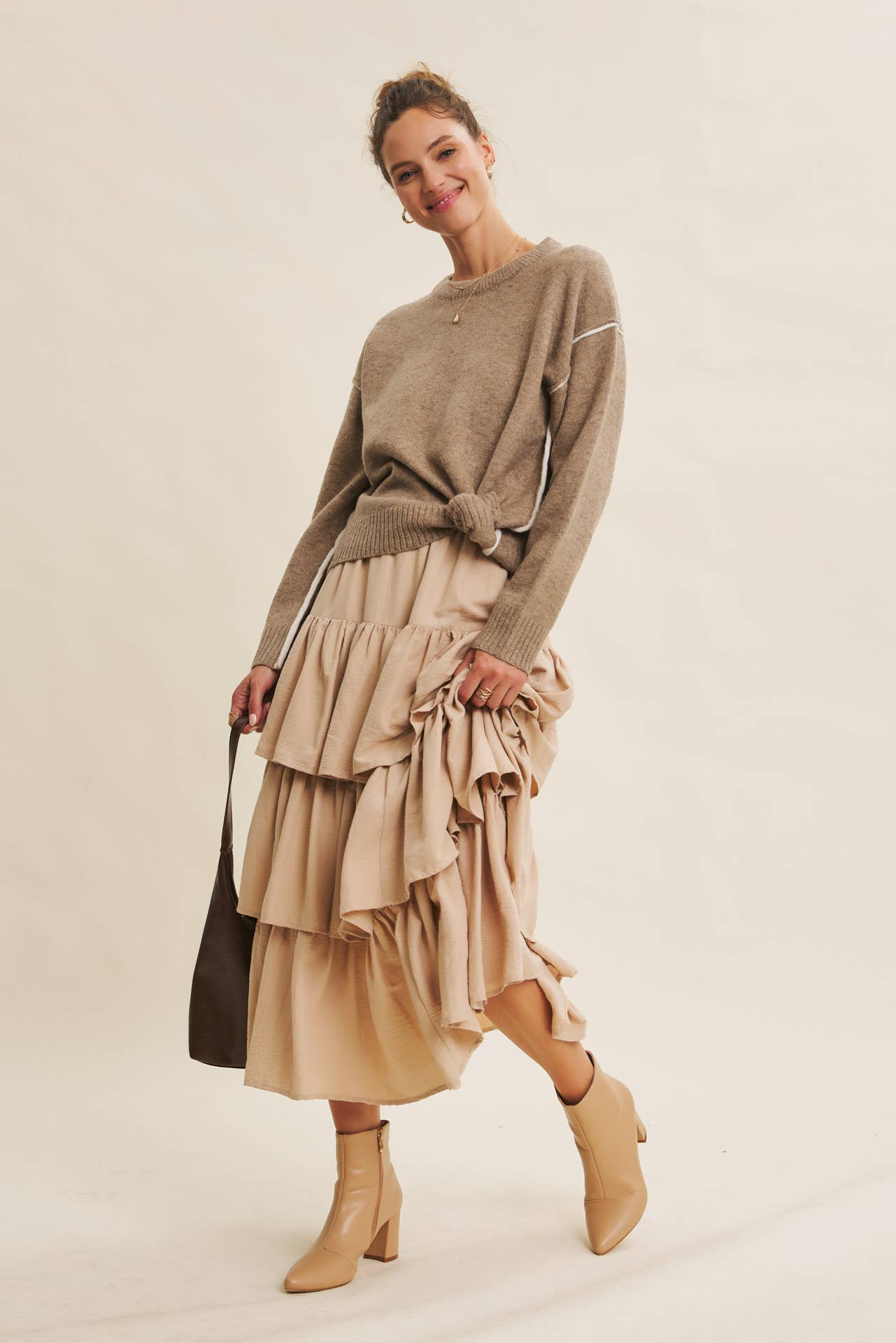 Exposed Seam Sweater