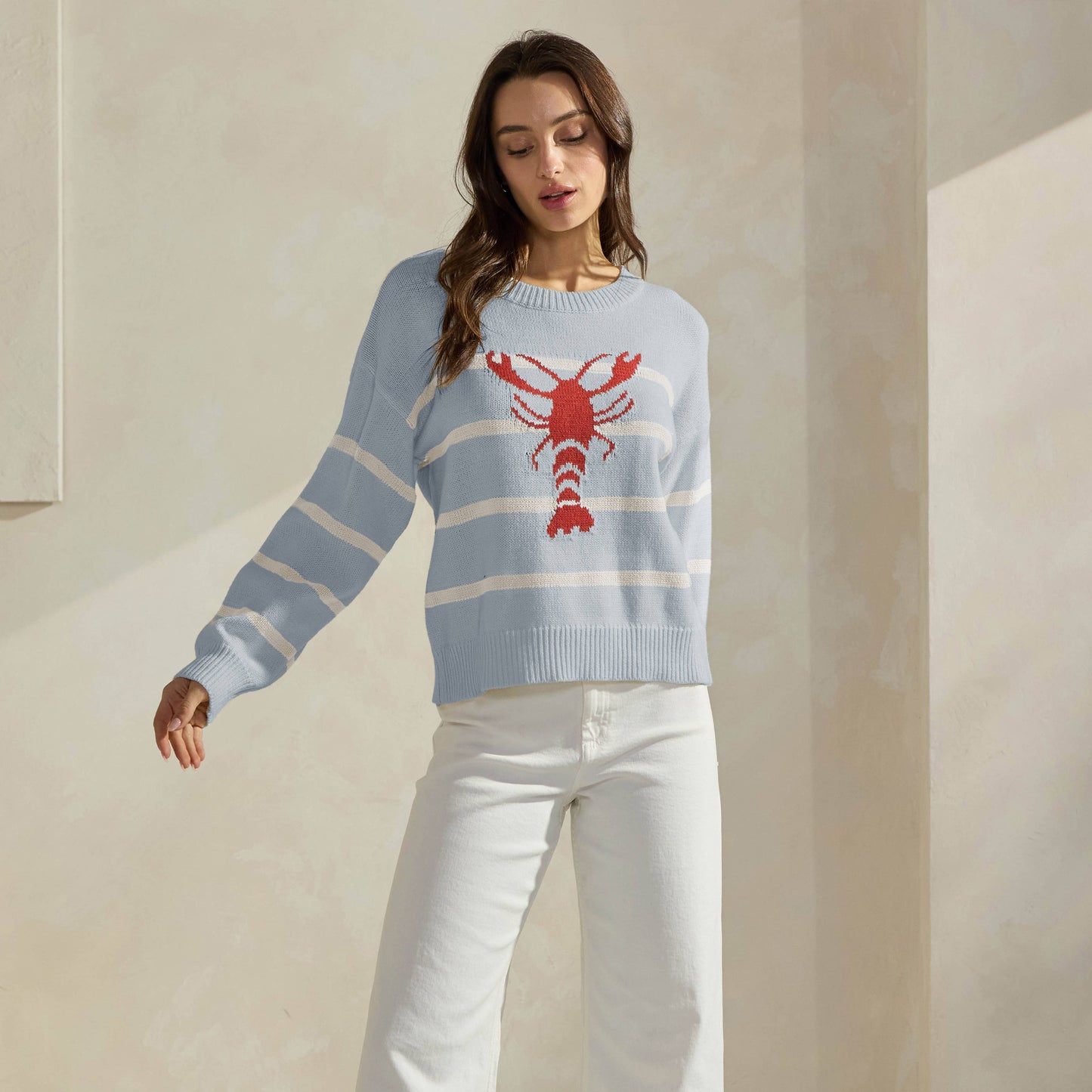 Striped Lobster Sweater
