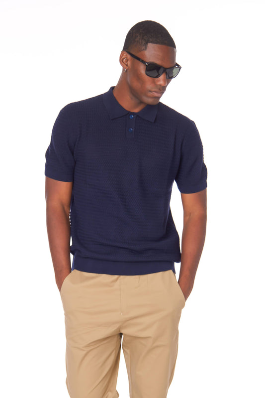 Textured Polo Shirt