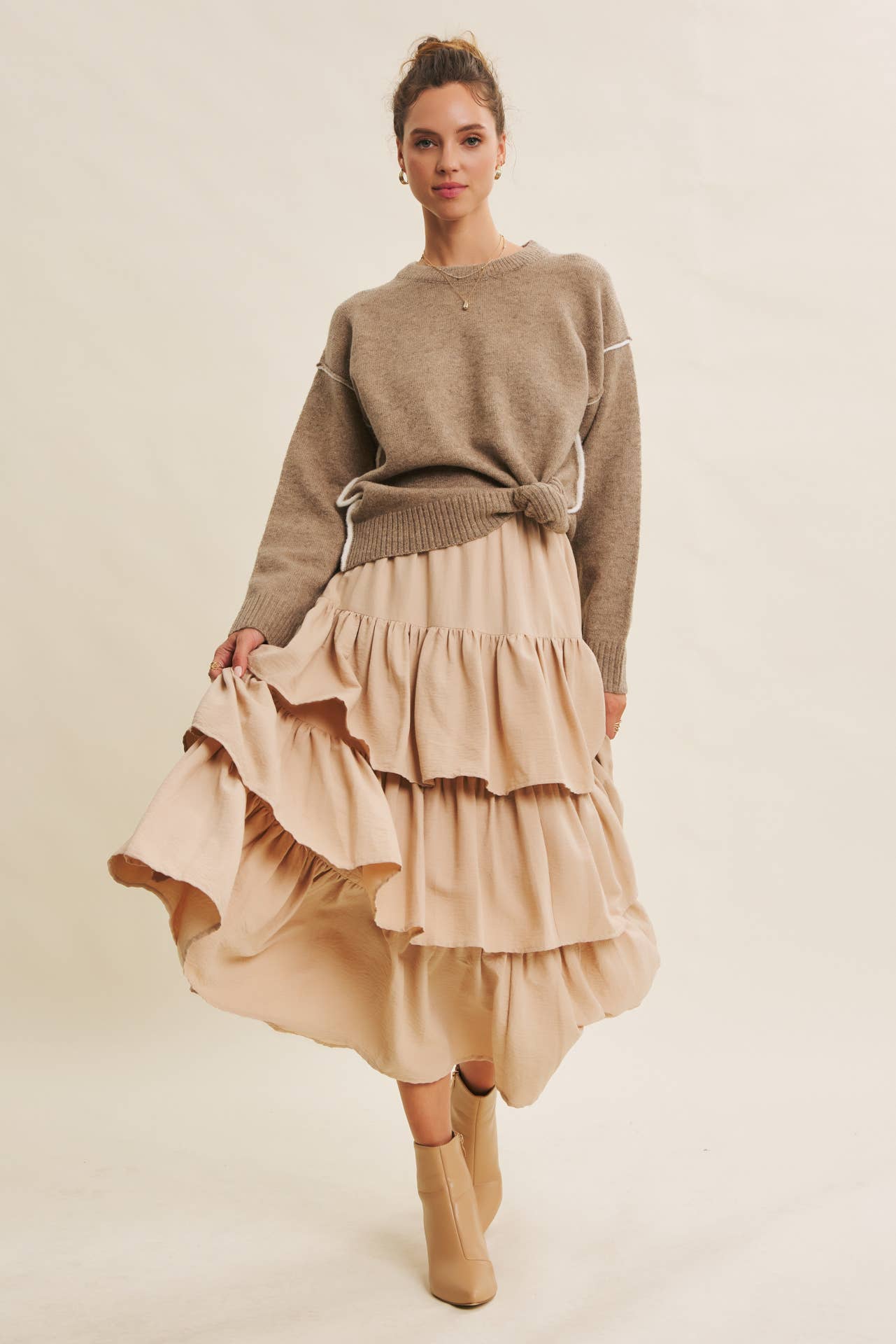 Exposed Seam Sweater