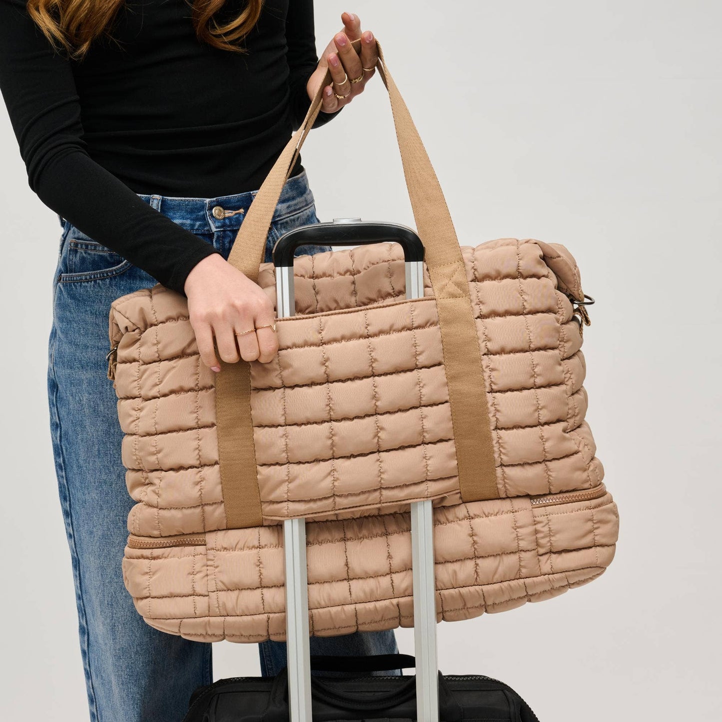 Quilted Weekender Bag