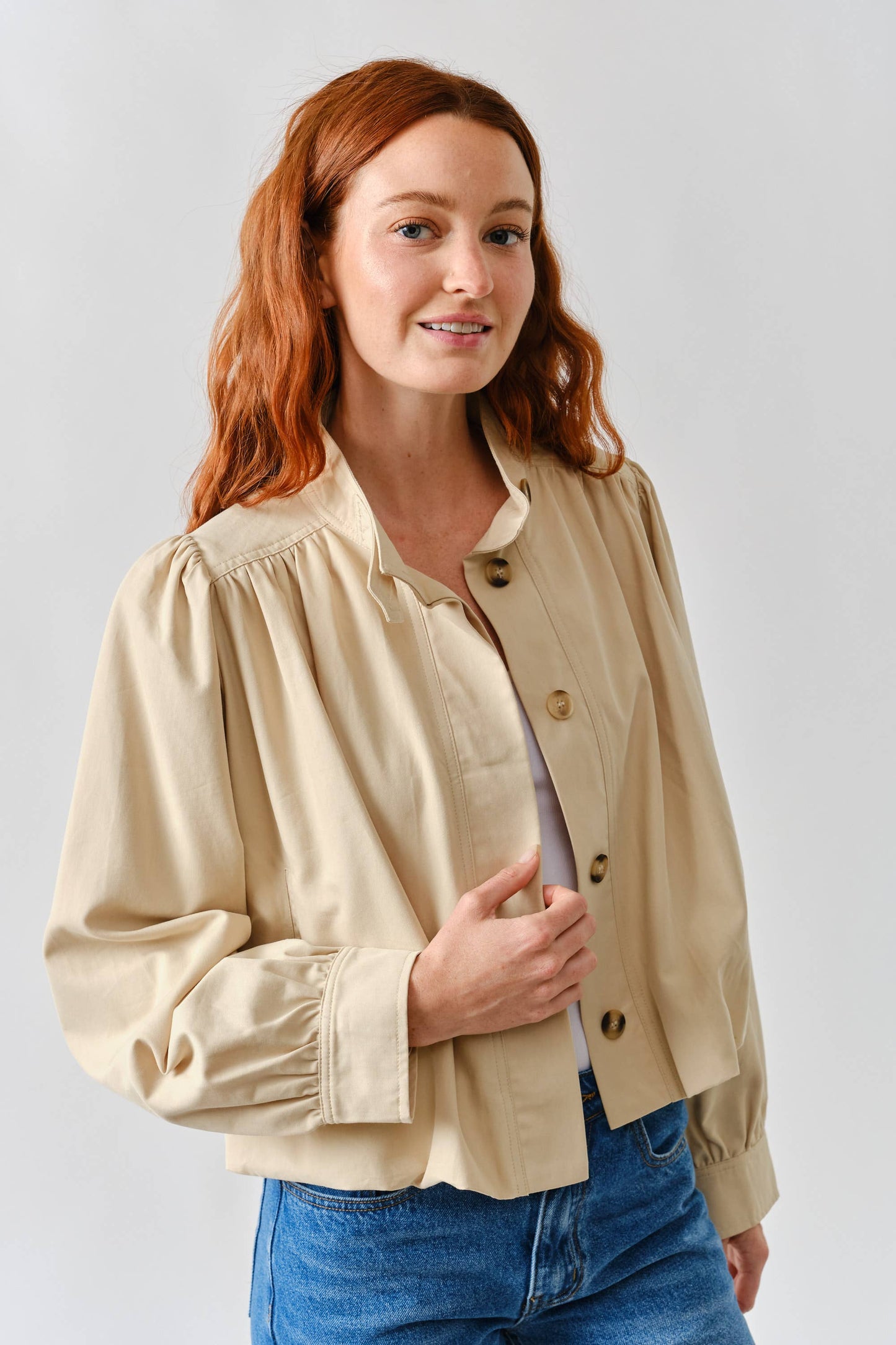Balloon Trench Jacket