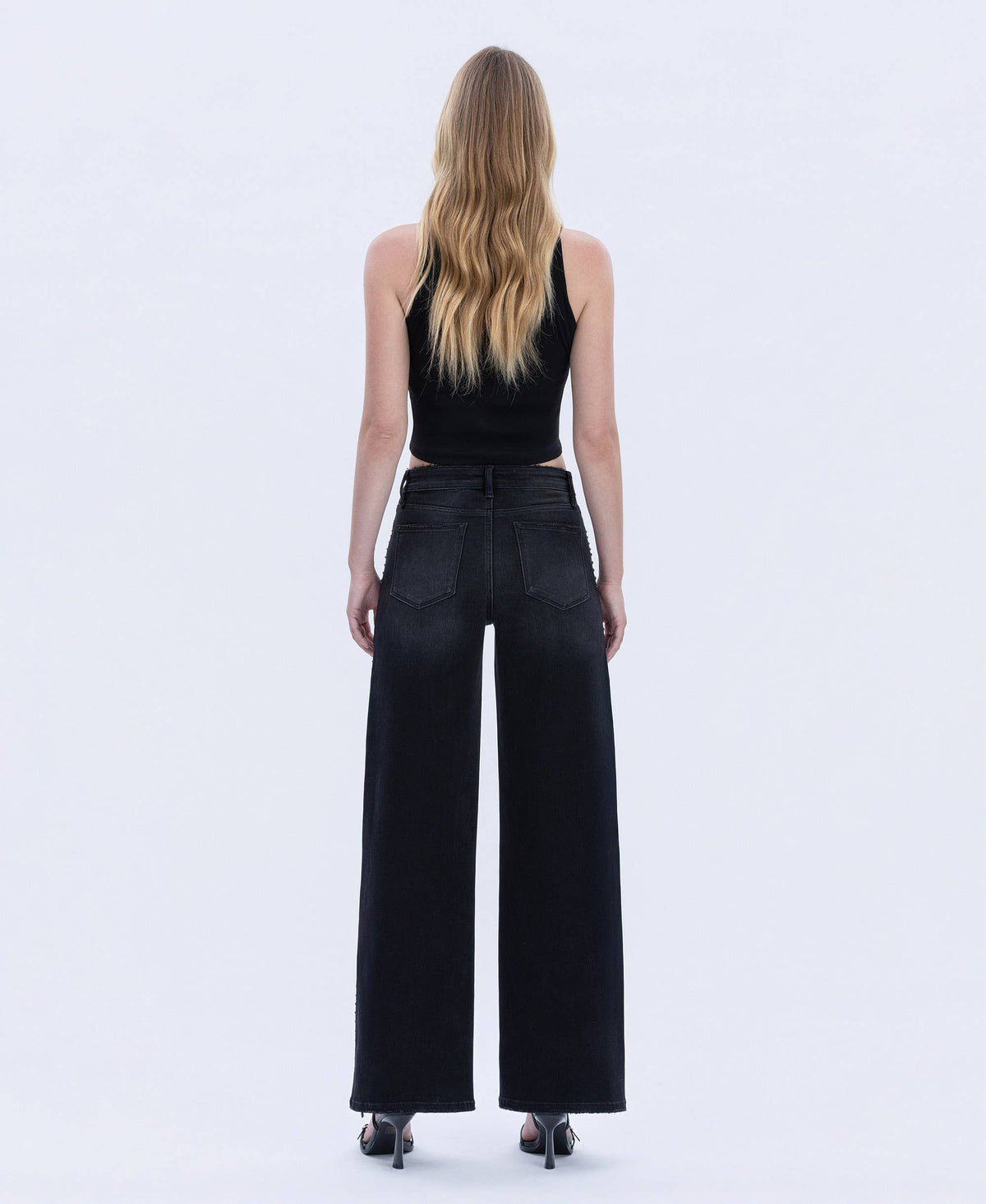 Black Nail Head Jeans