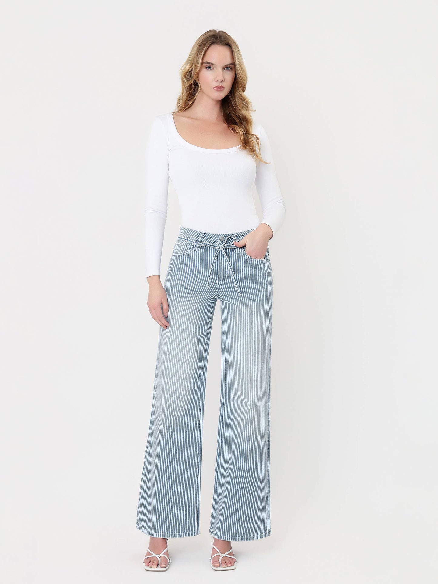 Tie Stripe Jean