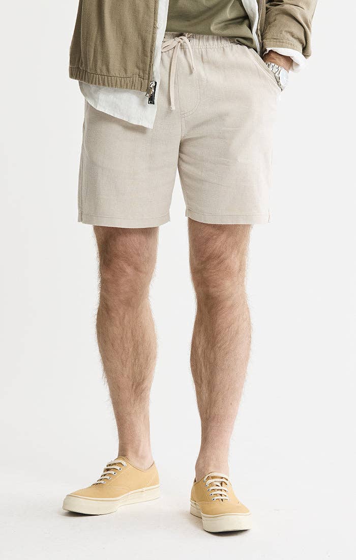 Linen Blend  Shorts