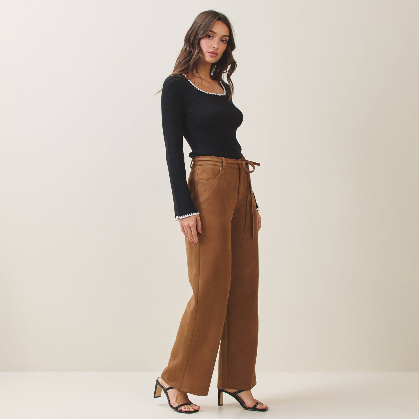 Vegan Suede Pants