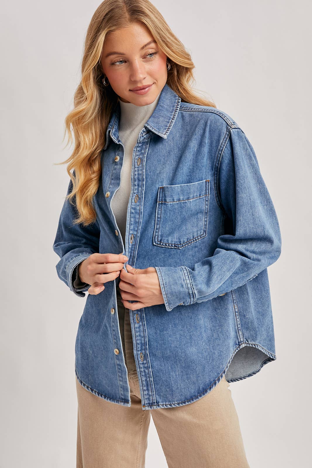 Denim Oversized Shirt