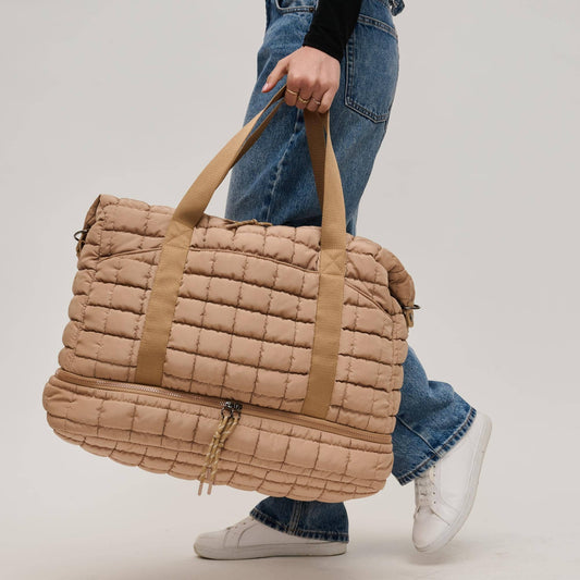 Quilted Weekender Bag
