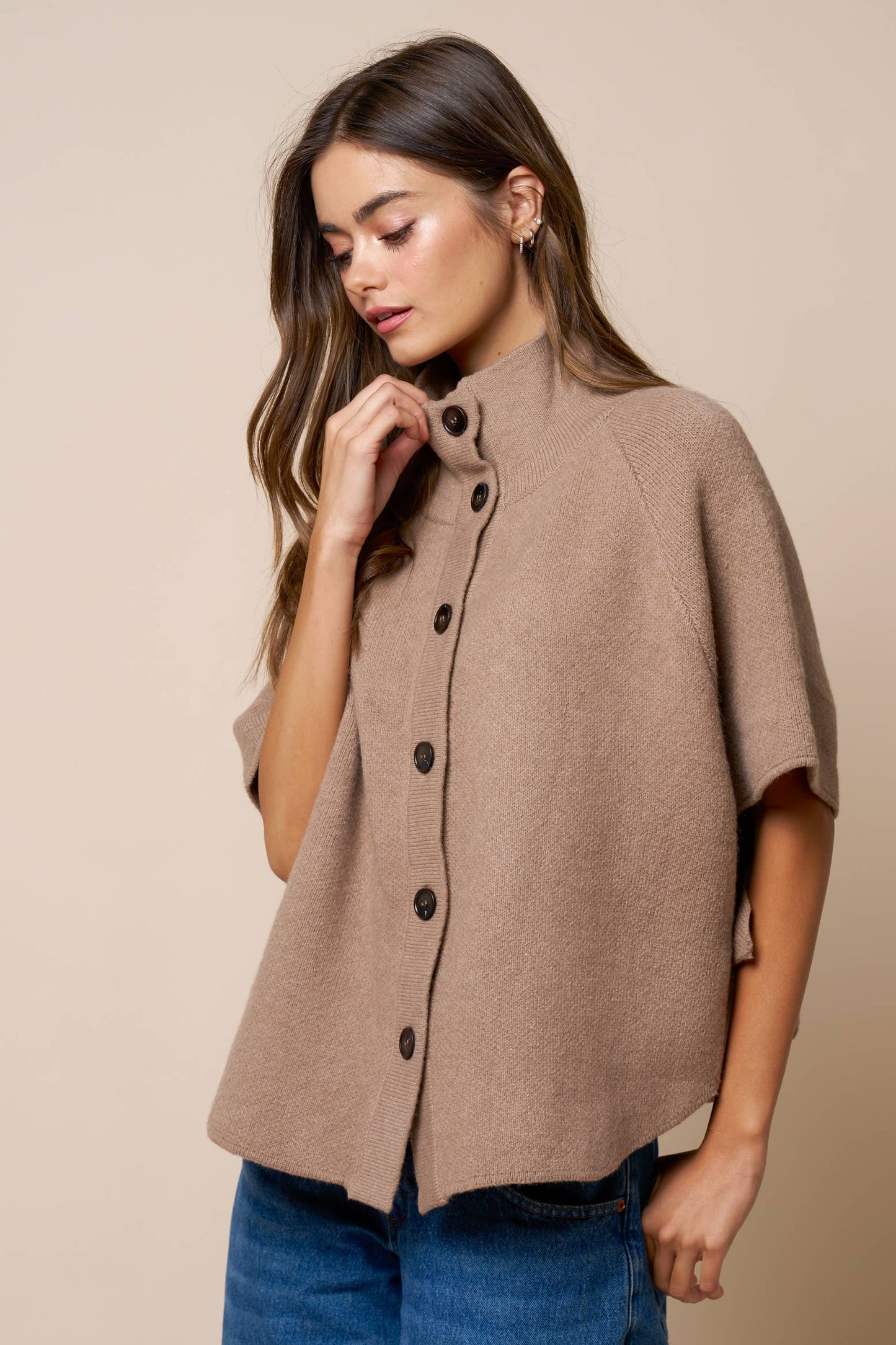 Marah Poncho Sweater
