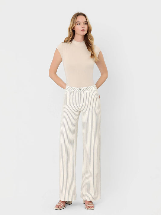 Tan Stripe WL Jeans