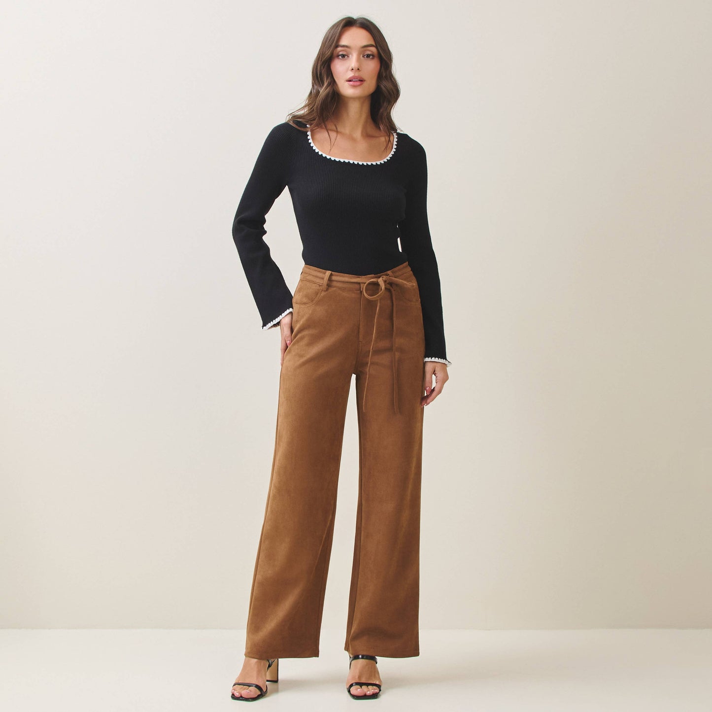 Vegan Suede Pants
