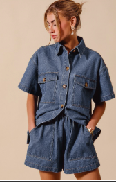Morgan Denim Set